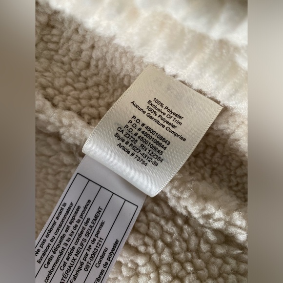 Wilfred Free Aritzia Deanna Jacket Size XS Faux Suede Sherpa Lined Coat Brown - Picture 10 of 11